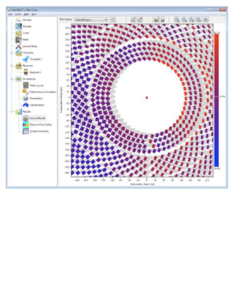image of heliostat computer model
